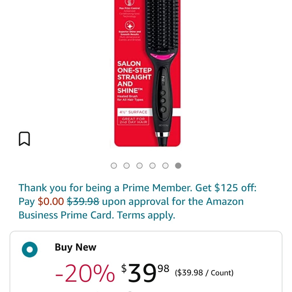 Revlon hair straightener
